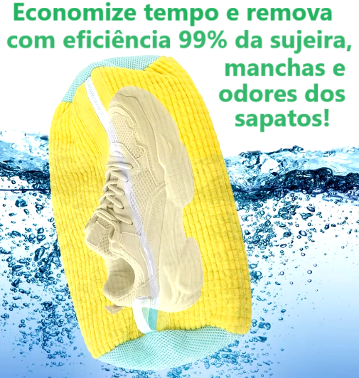 Wash Bag 💦👟 - Bolsa de Limpeza de Tênis, Sandálias, Calçados e Sapatos! (Últimas unidades disponíveis!)