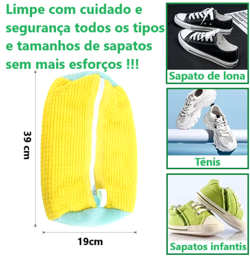 Wash Bag 💦👟 - Bolsa de Limpeza de Tênis, Sandálias, Calçados e Sapatos! (Últimas unidades disponíveis!)